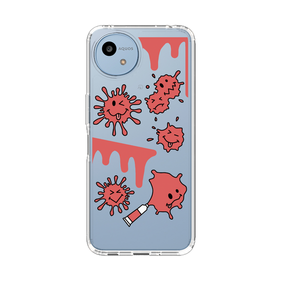 Slim Protection Case［ PAINTING SMILE Red ］