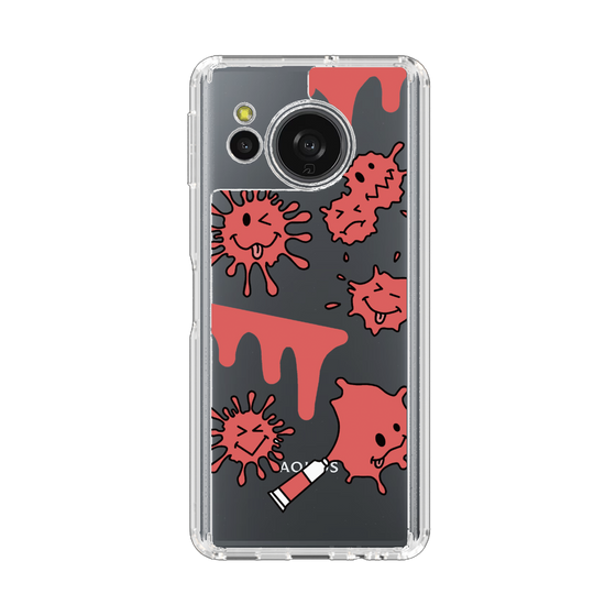 Slim Protection Case［ PAINTING SMILE Red ］