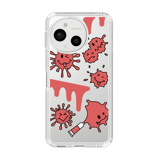 Slim Protection Case［ PAINTING SMILE Red ］