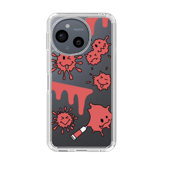 Slim Protection Case［ PAINTING SMILE Red ］
