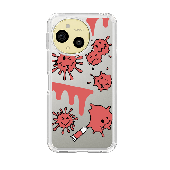 Slim Protection Case［ PAINTING SMILE Red ］
