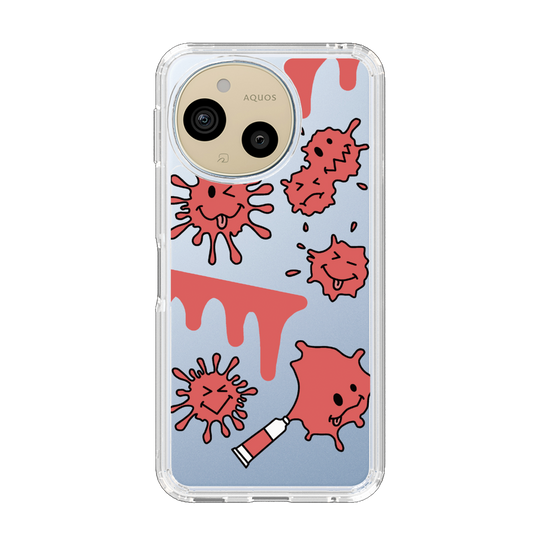 Slim Protection Case［ PAINTING SMILE Red ］