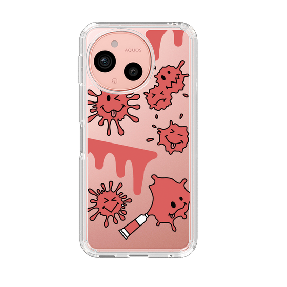 Slim Protection Case［ PAINTING SMILE Red ］