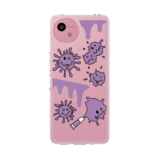 Slim Protection Case［ PAINTING SMILE Purple ］