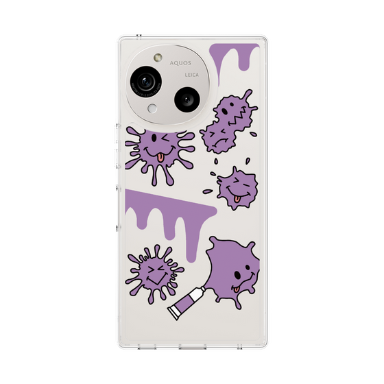 Slim Protection Case［ PAINTING SMILE Purple ］