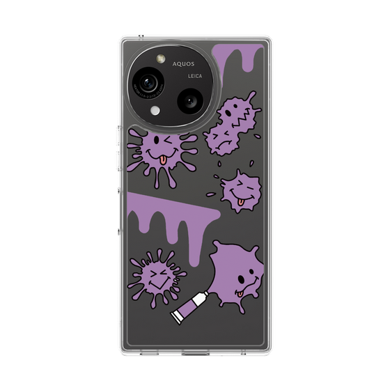 Slim Protection Case［ PAINTING SMILE Purple ］