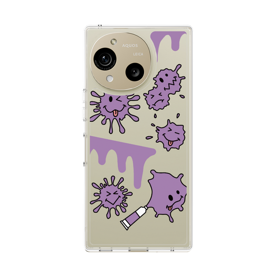 Slim Protection Case［ PAINTING SMILE Purple ］