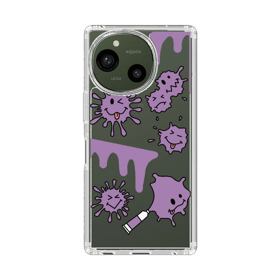 Slim Protection Case［ PAINTING SMILE Purple ］