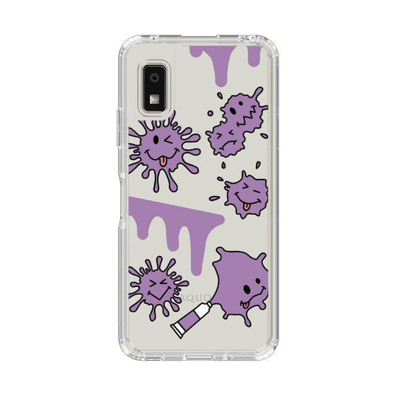 Slim Protection Case［ PAINTING SMILE Purple ］