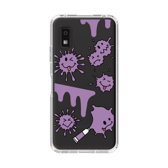 Slim Protection Case［ PAINTING SMILE Purple ］