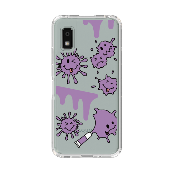 Slim Protection Case［ PAINTING SMILE Purple ］