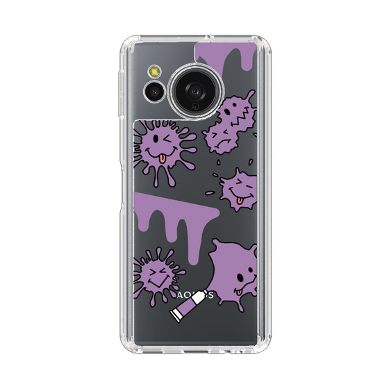 Slim Protection Case［ PAINTING SMILE Purple ］