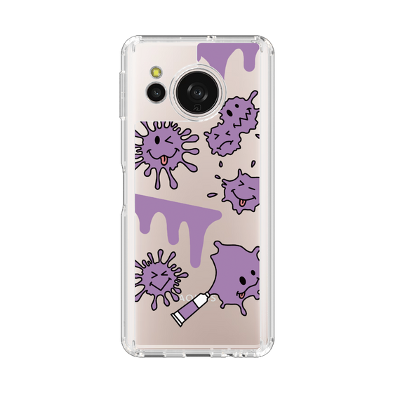 Slim Protection Case［ PAINTING SMILE Purple ］