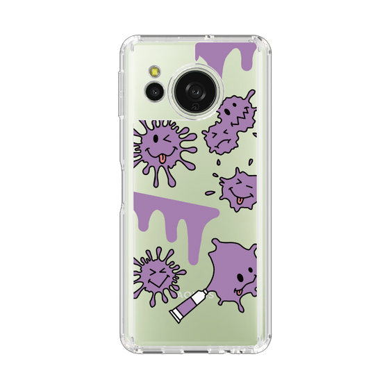Slim Protection Case［ PAINTING SMILE Purple ］