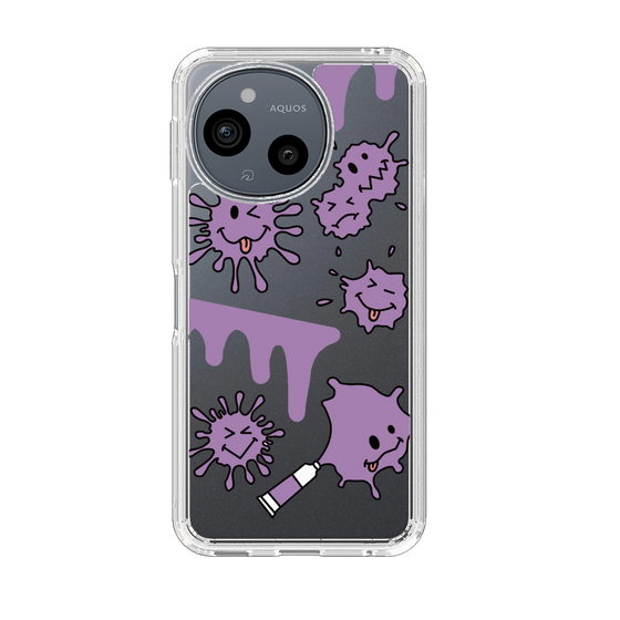 Slim Protection Case［ PAINTING SMILE Purple ］