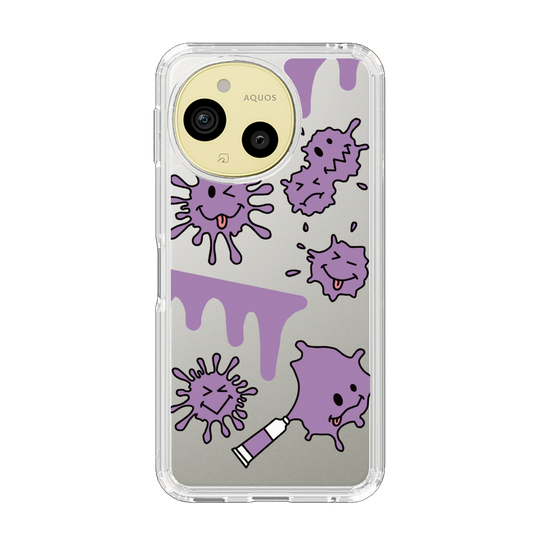 Slim Protection Case［ PAINTING SMILE Purple ］