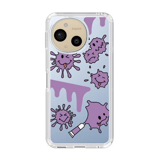 Slim Protection Case［ PAINTING SMILE Purple ］