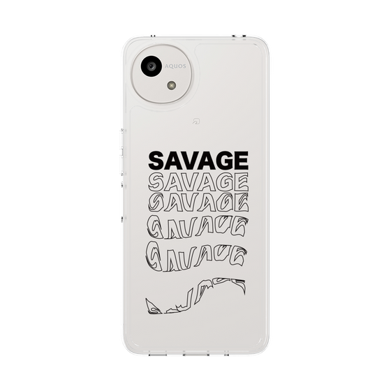 Slim Protection Case［ SAVAGE Black ］