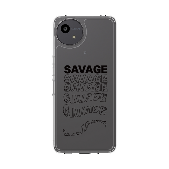 Slim Protection Case［ SAVAGE Black ］