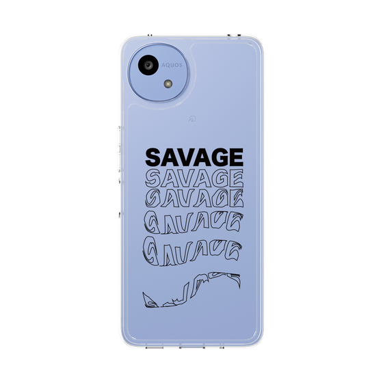 Slim Protection Case［ SAVAGE Black ］