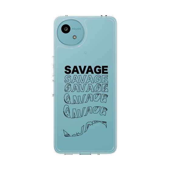 Slim Protection Case［ SAVAGE Black ］