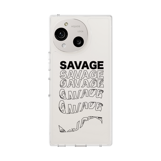 Slim Protection Case［ SAVAGE Black ］