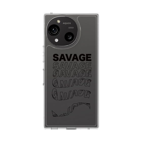 Slim Protection Case［ SAVAGE Black ］