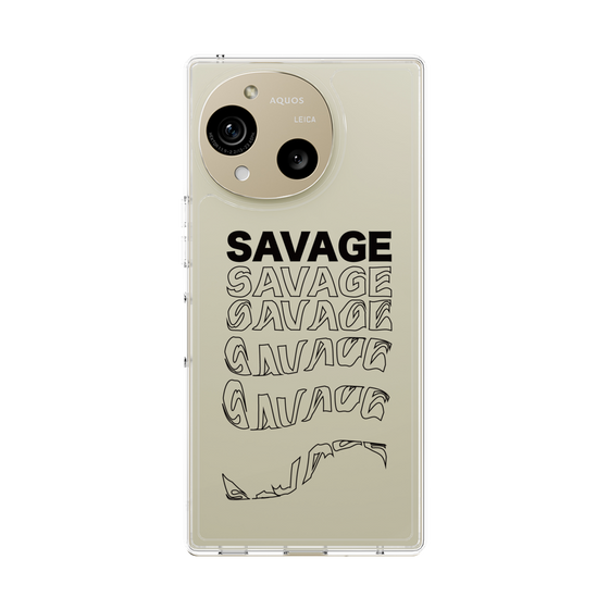 Slim Protection Case［ SAVAGE Black ］