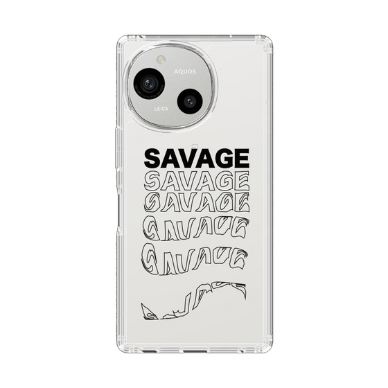 Slim Protection Case［ SAVAGE Black ］