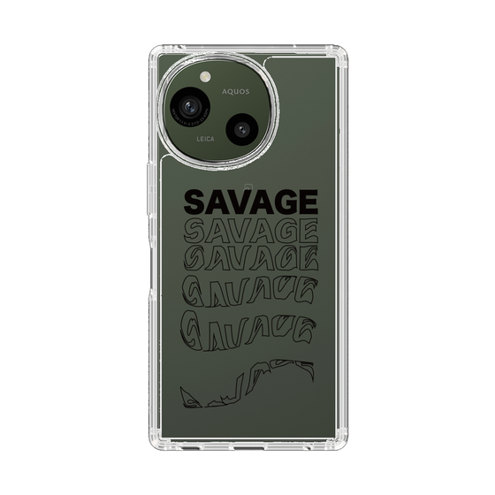 Slim Protection Case［ SAVAGE Black ］