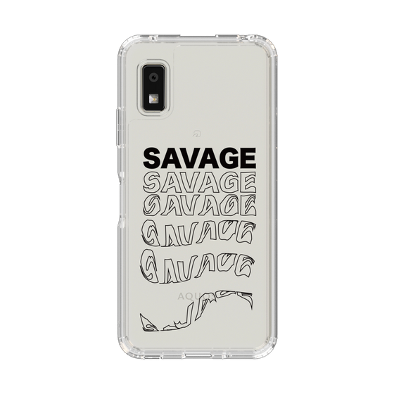 Slim Protection Case［ SAVAGE Black ］