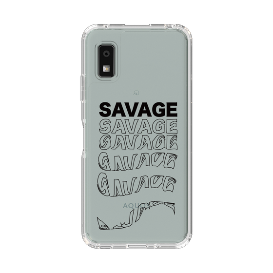 Slim Protection Case［ SAVAGE Black ］
