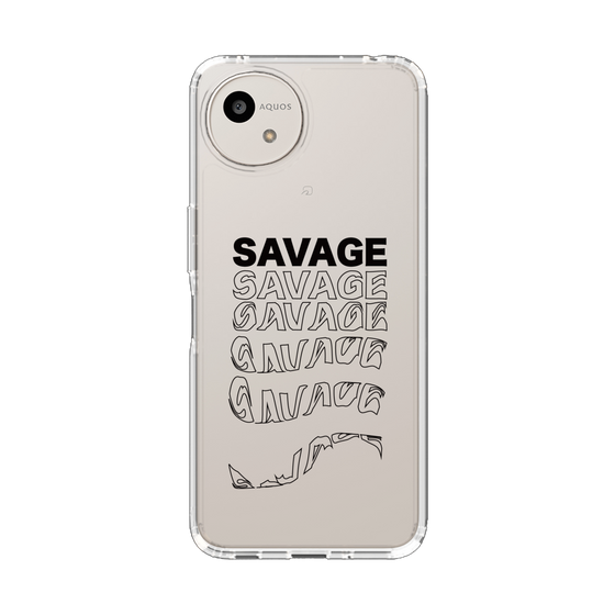 Slim Protection Case［ SAVAGE Black ］