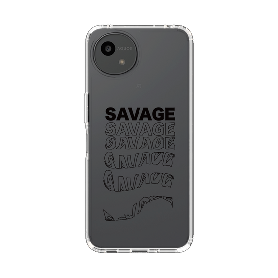 Slim Protection Case［ SAVAGE Black ］