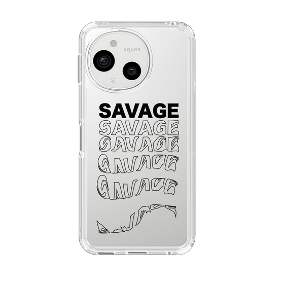Slim Protection Case［ SAVAGE Black ］