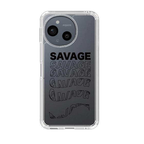 Slim Protection Case［ SAVAGE Black ］