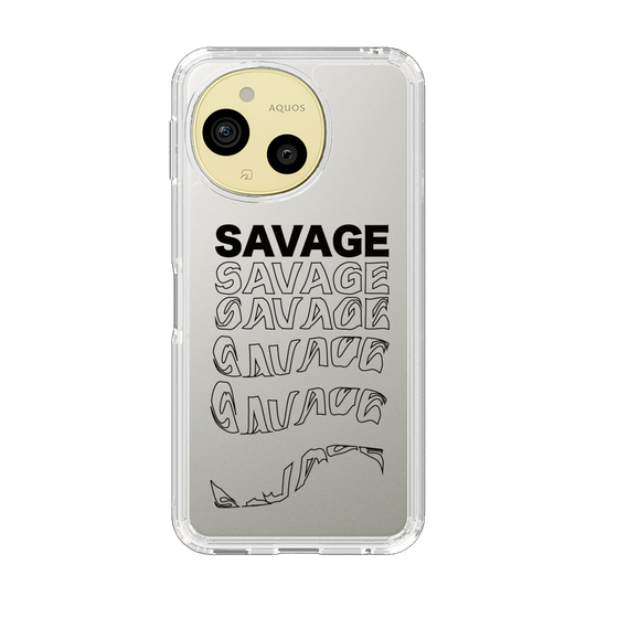 Slim Protection Case［ SAVAGE Black ］