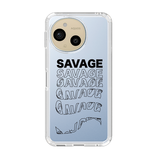 Slim Protection Case［ SAVAGE Black ］