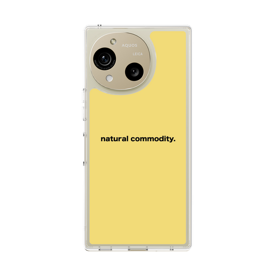 Slim Protection Case［ NATURAL COMMODITY Yellow ］