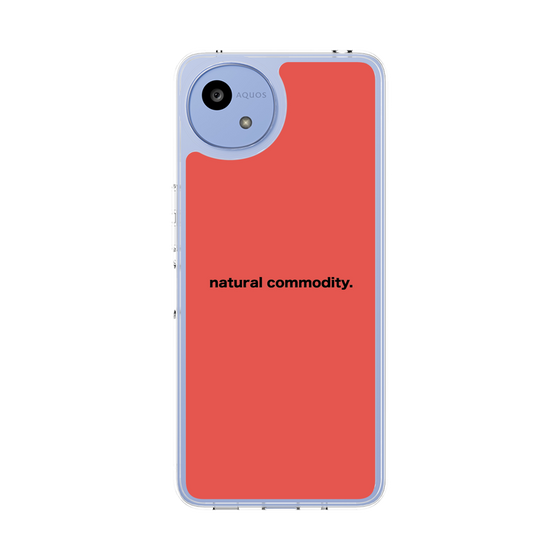Slim Protection Case［ NATURAL COMMODITY Red ］
