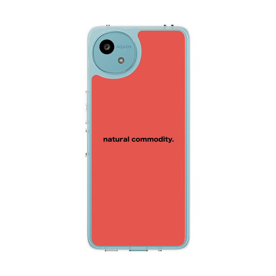 Slim Protection Case［ NATURAL COMMODITY Red ］