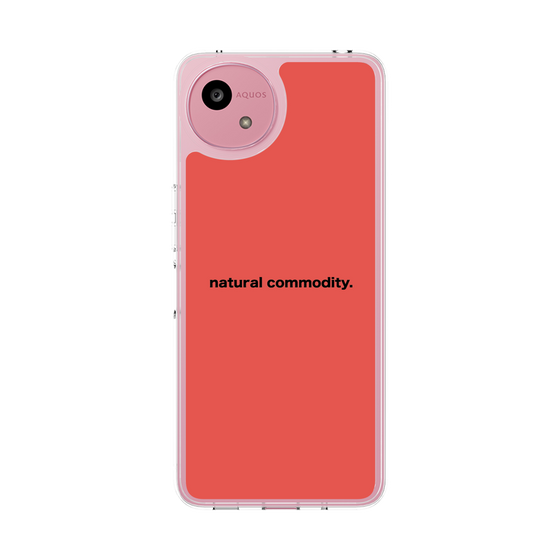 Slim Protection Case［ NATURAL COMMODITY Red ］