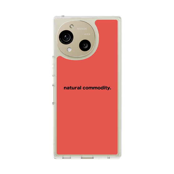 Slim Protection Case［ NATURAL COMMODITY Red ］
