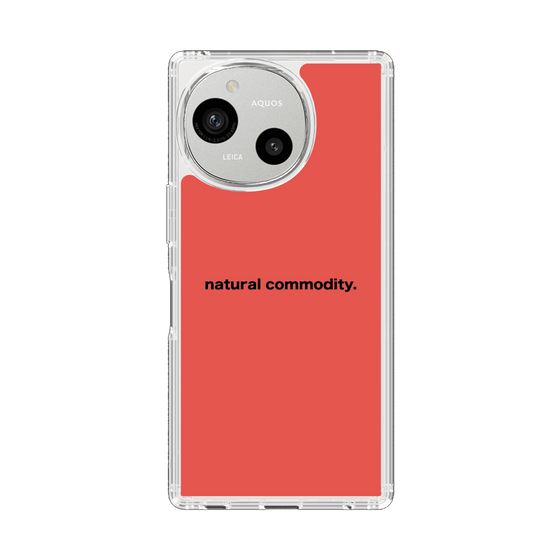 Slim Protection Case［ NATURAL COMMODITY Red ］