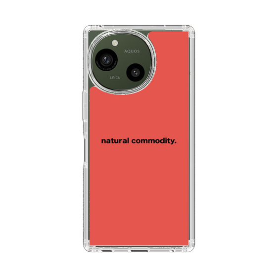 Slim Protection Case［ NATURAL COMMODITY Red ］