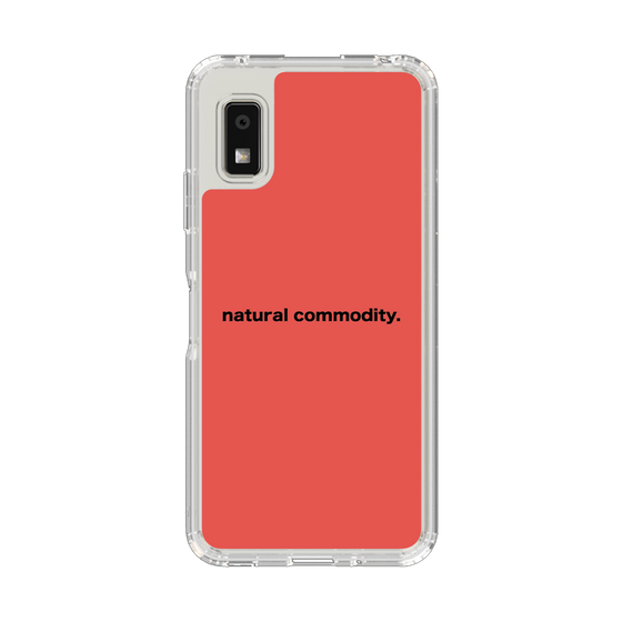 Slim Protection Case［ NATURAL COMMODITY Red ］
