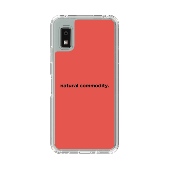 Slim Protection Case［ NATURAL COMMODITY Red ］