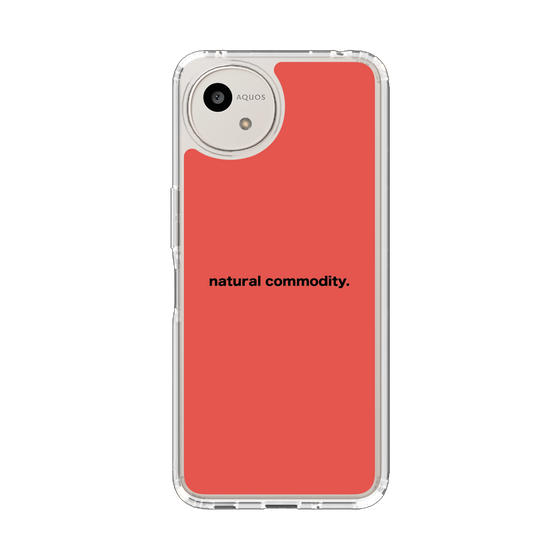 Slim Protection Case［ NATURAL COMMODITY Red ］
