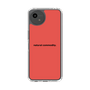 Slim Protection Case［ NATURAL COMMODITY Red ］
