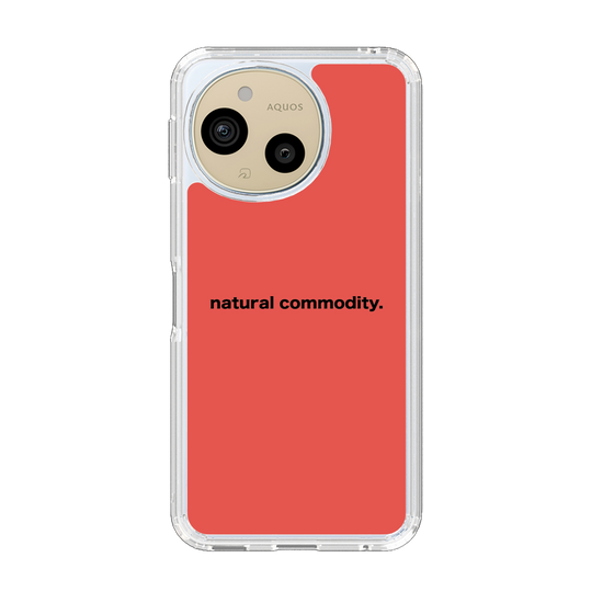 Slim Protection Case［ NATURAL COMMODITY Red ］